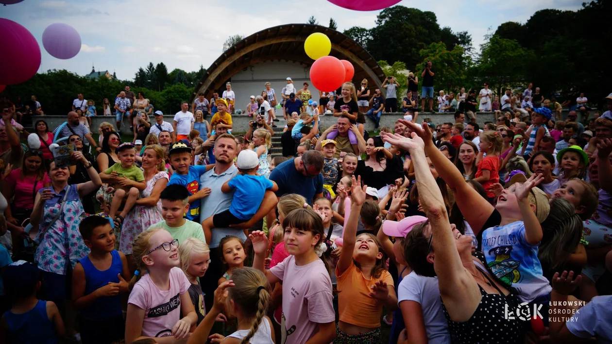 Festiwal Balonów, Baniek Mydlanych i Kolorów w Parku Miejskim w Łukowie