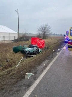 Lubelskie: Osobówka zderzyła się z wojskowym pojazdem