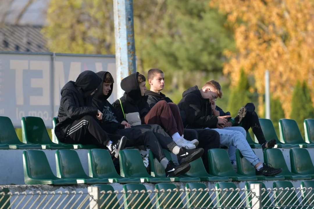 Kibice na meczu w Radzyniu