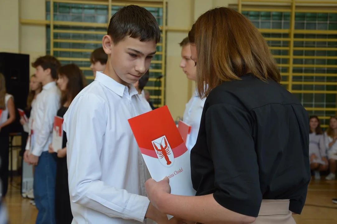 Uroczystość wręczenia stypendiów wójta gminy Chodel