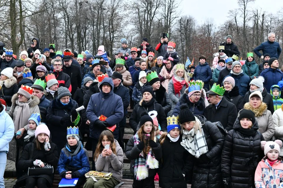 Trzej Królowie w Łukowskim parku