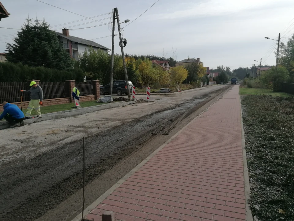 Przebudowa ulicy Ściegiennego i Piaskowej w Chodlu