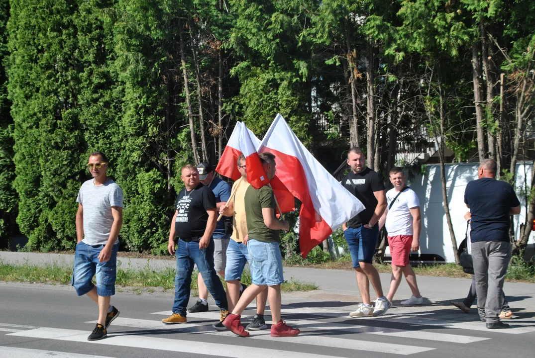 Protest rolników w Opolu Lubelskim