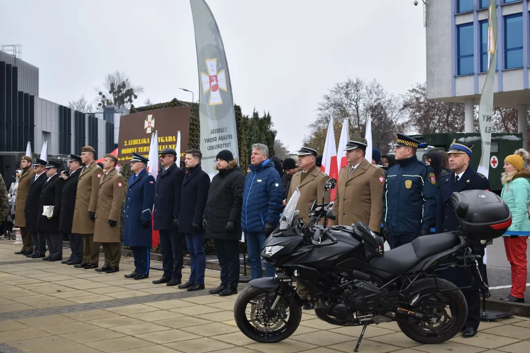 Przysięga żołnierzy WOT w Puławach