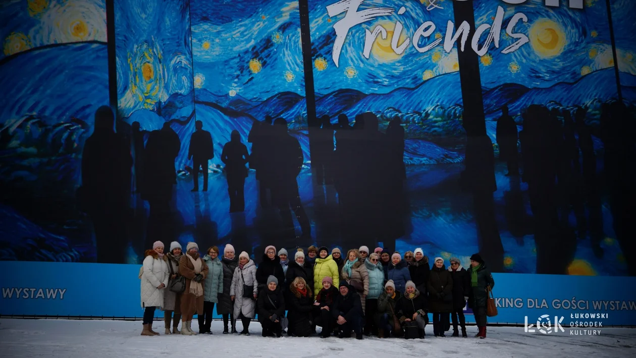 Słuchacze ŁUTW na wystawie „Van Gogh & Friends” oraz w Muzeum POLIN w Warszawie