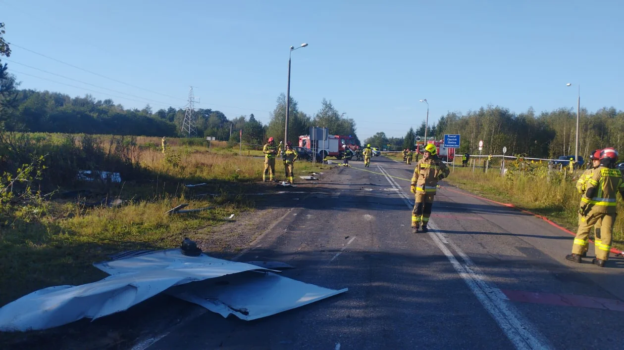 Poranny wypadek na drodze w kierunku Puław