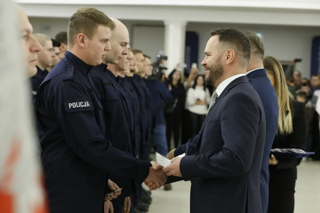 Nowi funkcjonariusze w lubelskiej policji. Złożyli już uroczyste ślubowanie