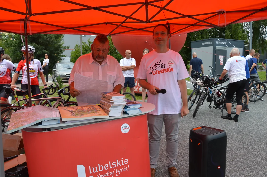 Rajd rowerowy Tour de Lubelskie w Poniatowej