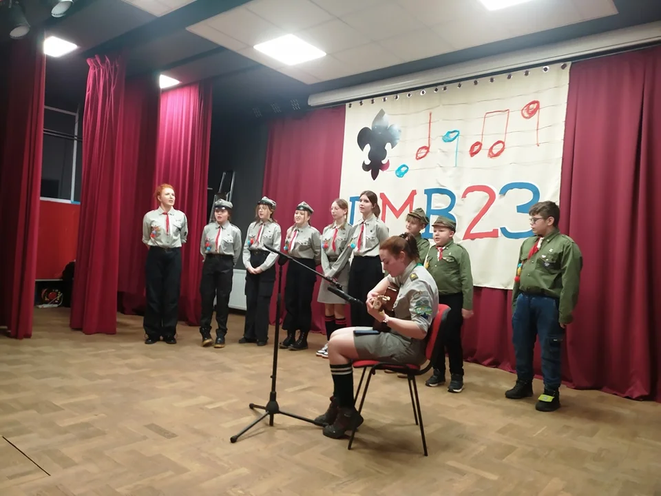 Harcerze spotkali się i śpiewali w Stoczku Łukowskim