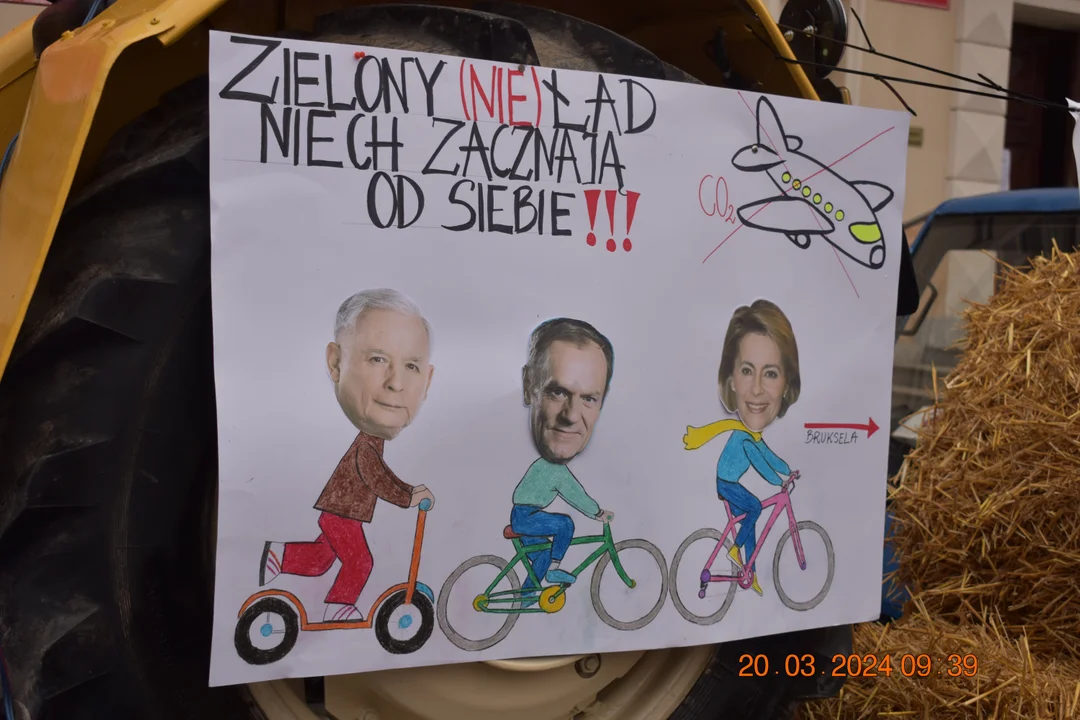 Protest rolników. Przemarsz w Lublinie