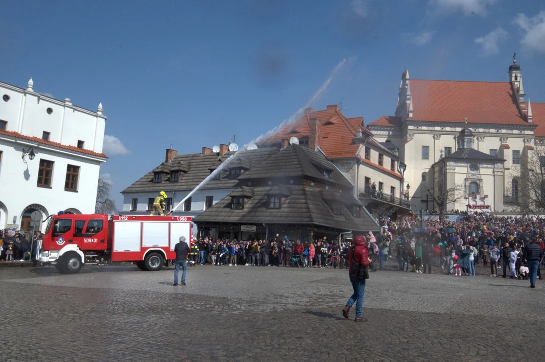 Strażacki lany poniedziałek w Kazimierzu Dolnym