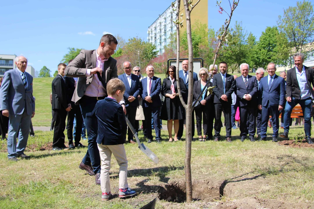 Otwarcie skweru im. Izabelli Sierakowskiej w Lublinie