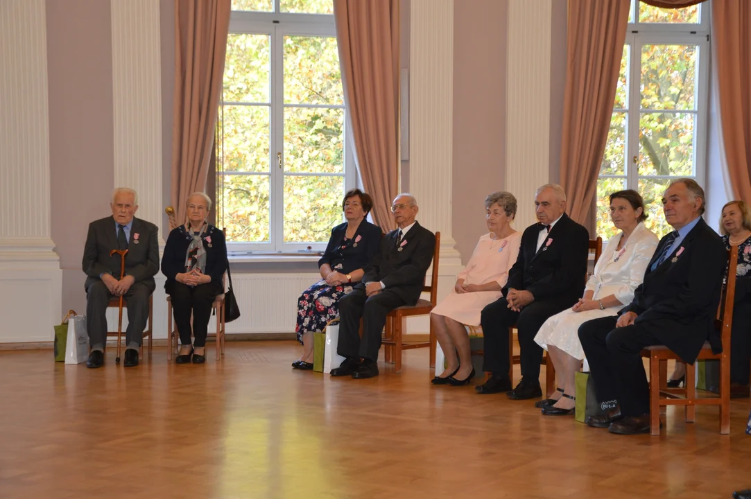 Złote Gody w Sali Kongresowej Pałacu Czartoryskich w Puławach