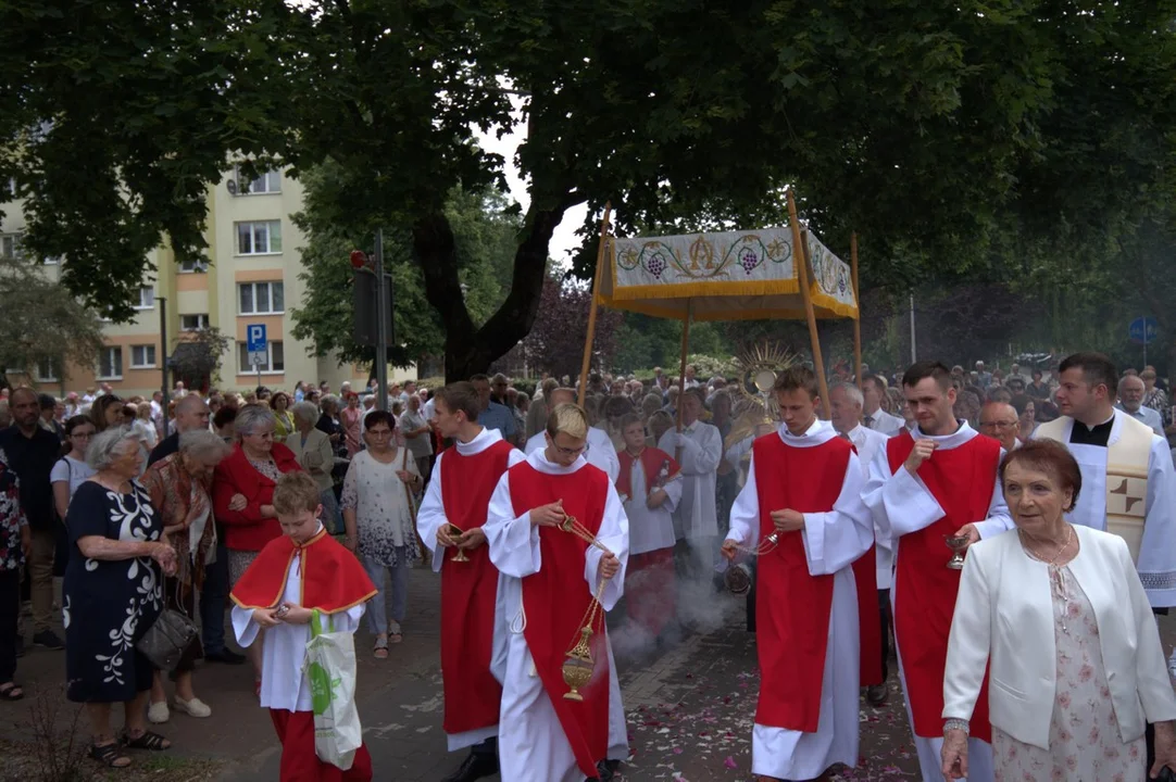 Procesja  Bożego Ciała w Puławach