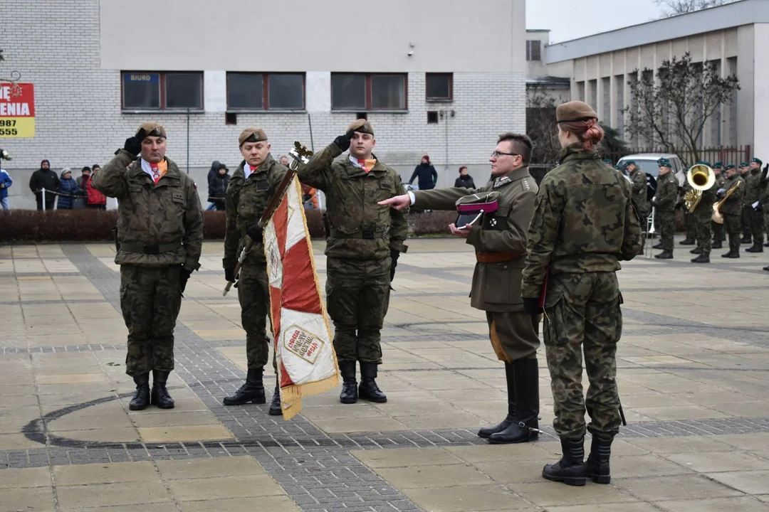 Przysięga żołnierzy WOT w Puławach