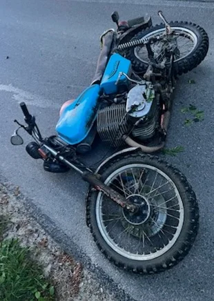 Lubelskie: Wypadek na motocyklu. Interweniowało LPR