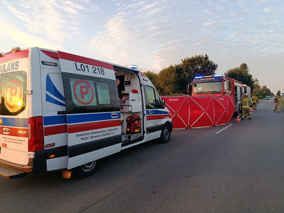 Śmiertelne potrącenie rowerzysty w powiecie puławskim