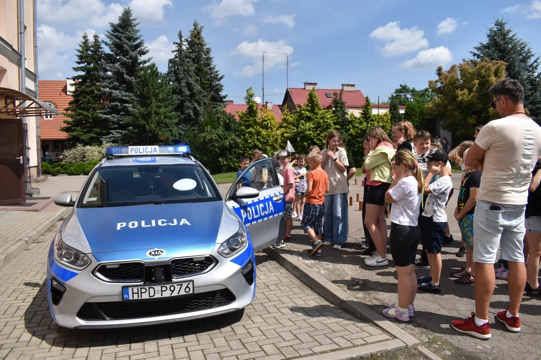 Akcja Bezpieczne wakacje w SP w Końskowoli