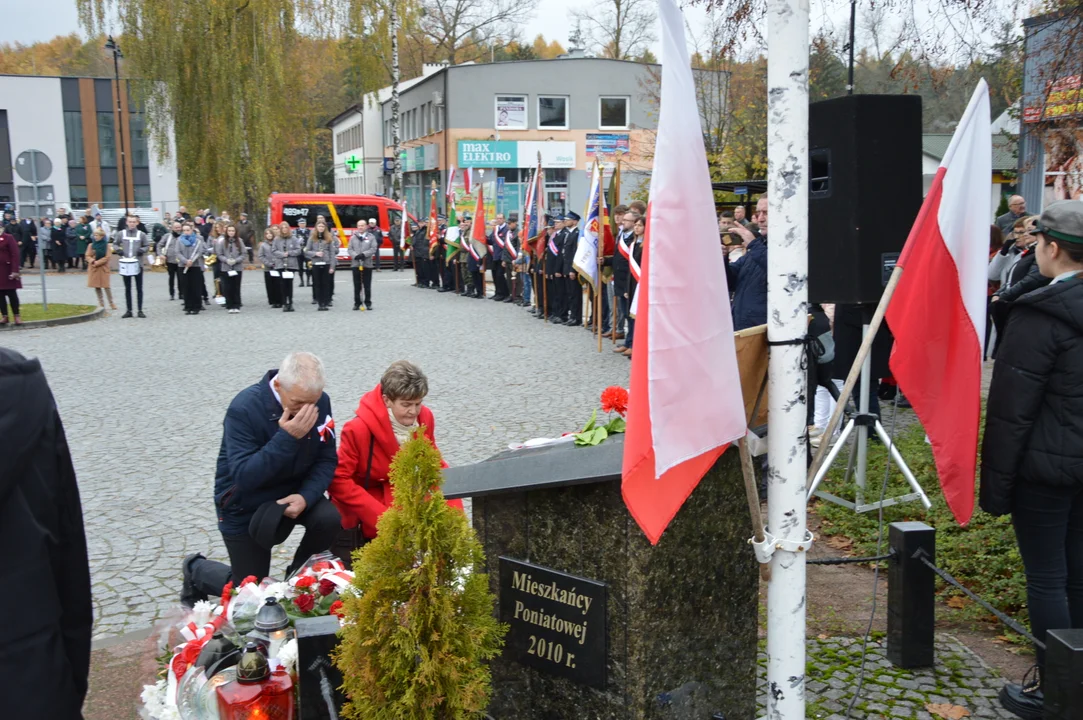 Obchody 105. rocznicy odzyskania niepodległości w Poniatowej