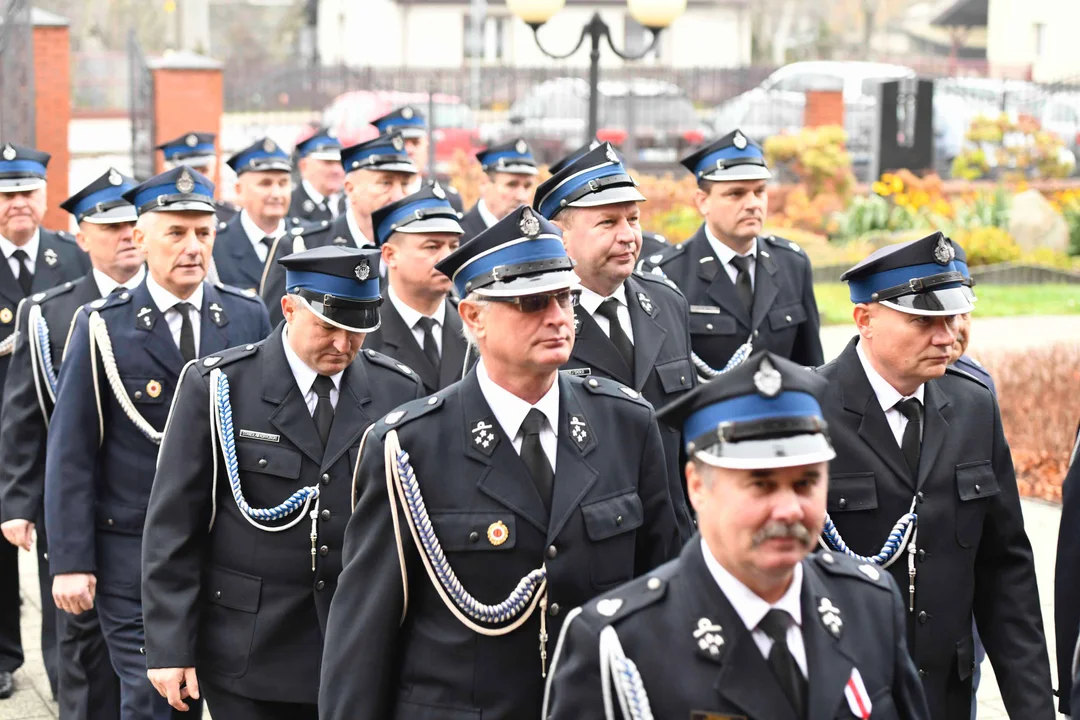 Zarzec Łukowski Msza Św. w intencji zmarłych strażaków z gminy Łuków