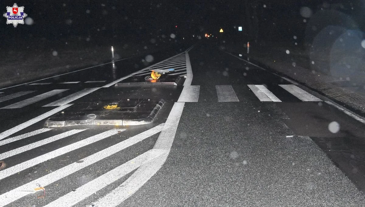Powiat radzyński: Pijany kierowca uszkodził kilka znaków drogowych. Ma zakaz prowadzenia