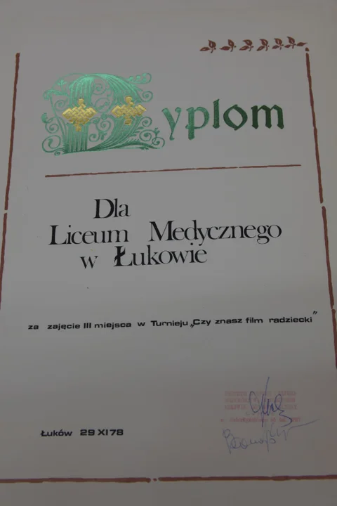 60-lat szkoły medycznej w Łukowie