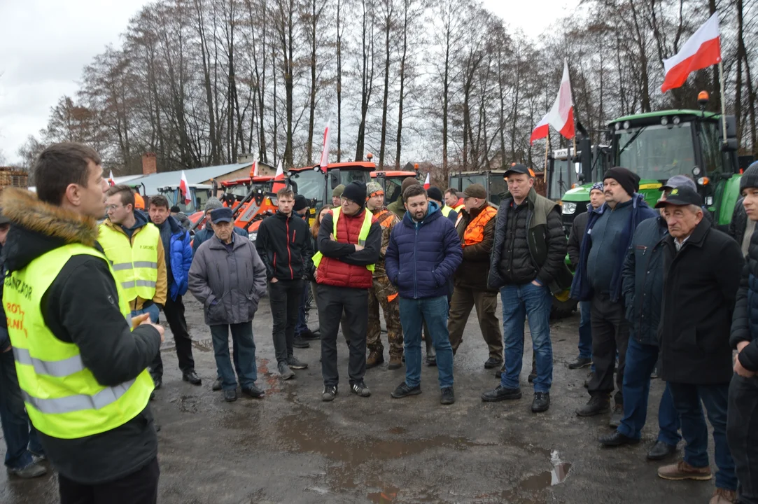 Protest rolników w Żyrzynie