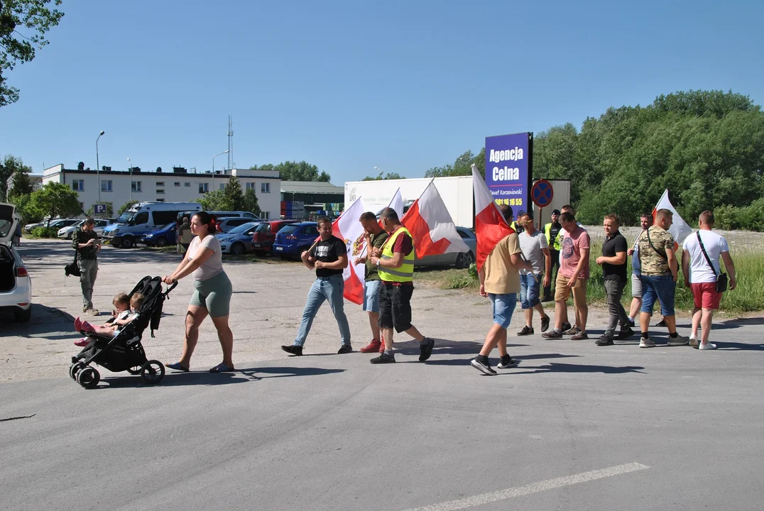 Protest rolników w Opolu Lubelskim