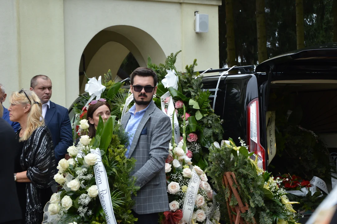 Uroczystości pogrzebowe Gabrieloa Maja, prezesa Powiatowego Centrum Zdrowia w Opolu Lubelskim