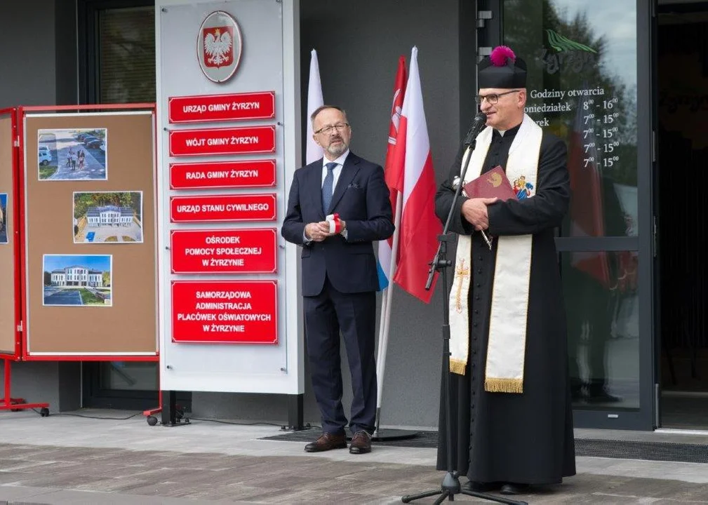 Otwarcie nowej siedziby Urzędu Gminy w Żyrzynie