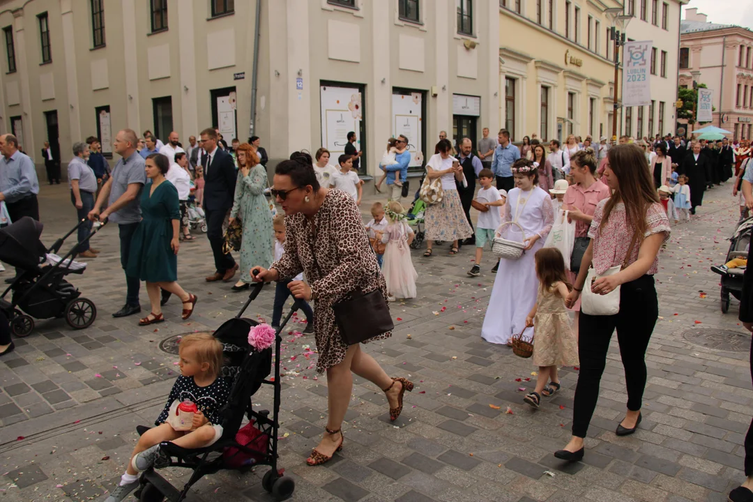 Procesja Bożego Ciała w archikatedrze lubelskiej