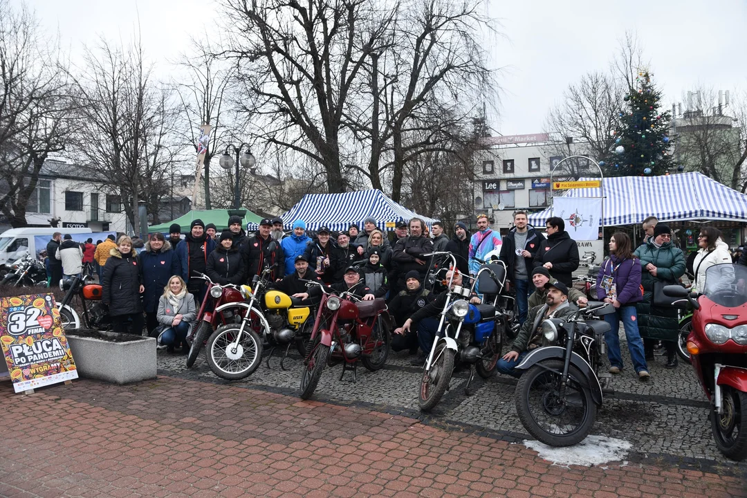 Motoweterani Łuków wsparli WOŚP