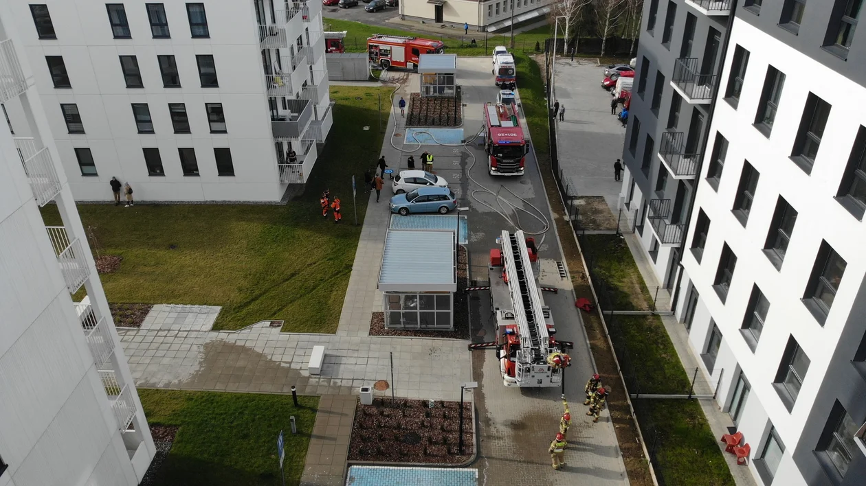 Lublin: Pożar bloku przy ul. Garbarskiej. Policja zatrzymała 28-latlka