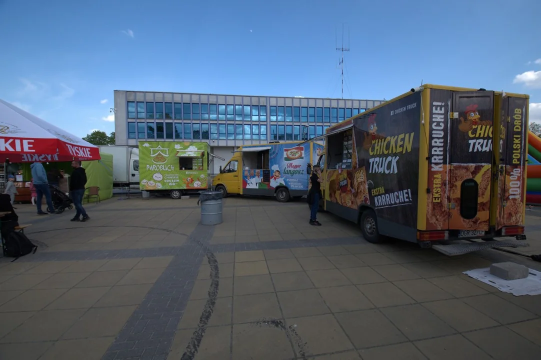 Zlot food trucków na Placu Chopina w Puławach