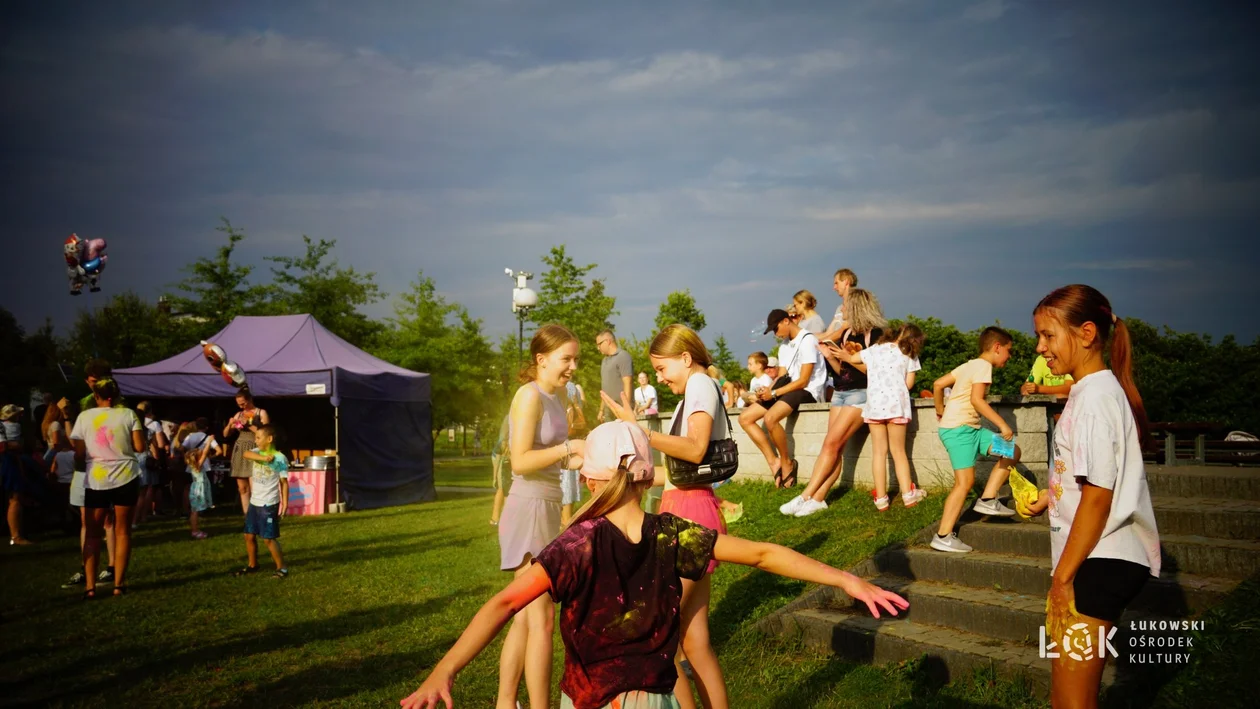 Festiwal Balonów, Baniek Mydlanych i Kolorów w Parku Miejskim w Łukowie