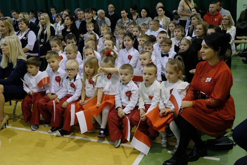 Obchody 106 – ej rocznicy Polski niepodległej w Szkole Podstawowej w Domaszewnicy - Zdjęcie główne