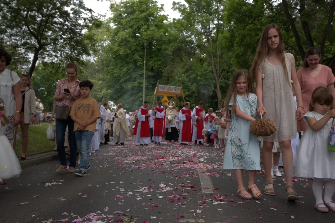 Procesja  Bożego Ciała w Puławach