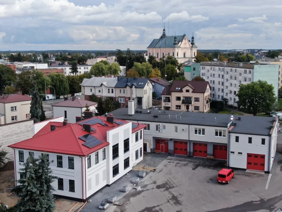 Kończy się rozbudowa Komendy Powiatowej Straży Pożarnej w Łukowie.