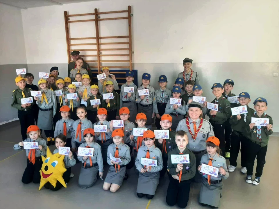 Łukowskie zuchy na biwaku „Piegi Pana Kleksa” - Zdjęcie główne