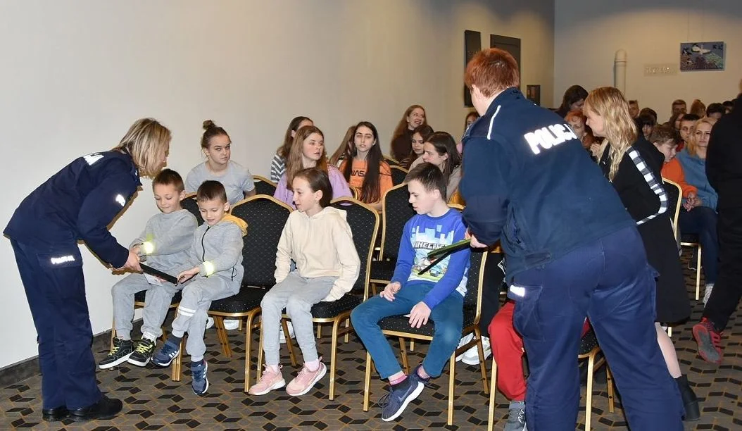 Spotkanie policjantów z dziećmi z Ukrainy