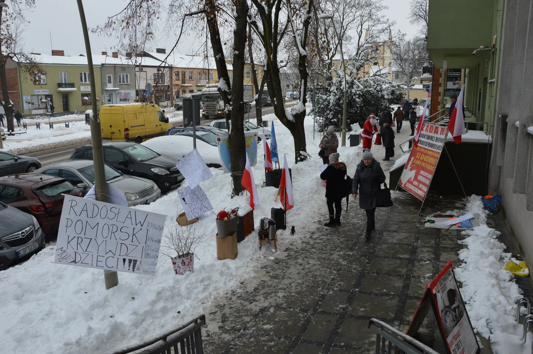 Protest przed Sądem Rejonowym w Opolu Lubelskim