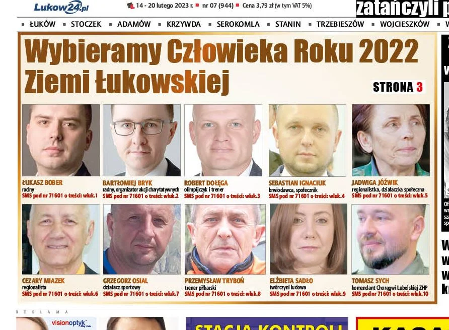 Wybierz Człowieka Roku 2022 Ziemi Łukowskiej. Rusza głosowanie - Zdjęcie główne