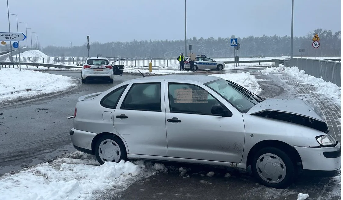 Kolizja we Wronowie pod Puławami