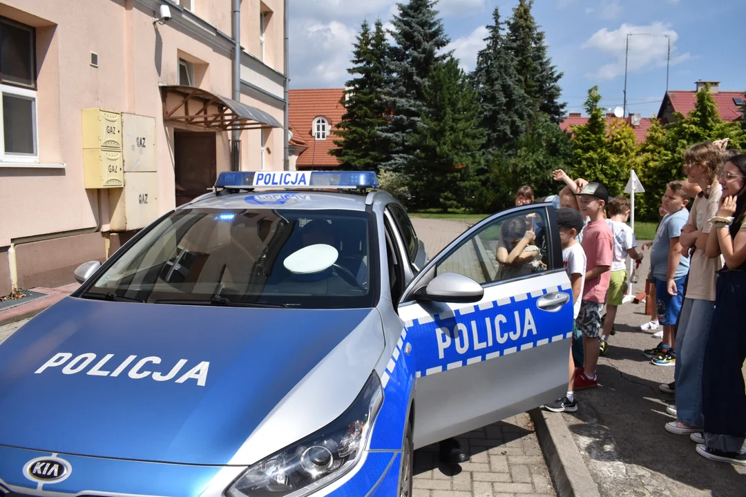 Akcja Bezpieczne wakacje w SP w Końskowoli