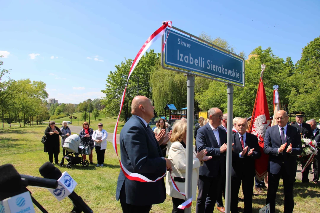 Otwarcie skweru im. Izabelli Sierakowskiej w Lublinie