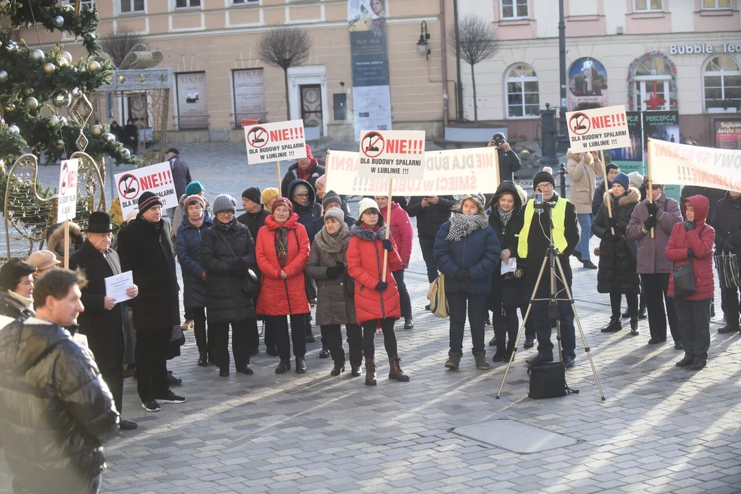 Nie chcą spalarni śmieci w Lublinie. Protestujących było niewielu [ZDJĘCIA] - Zdjęcie główne