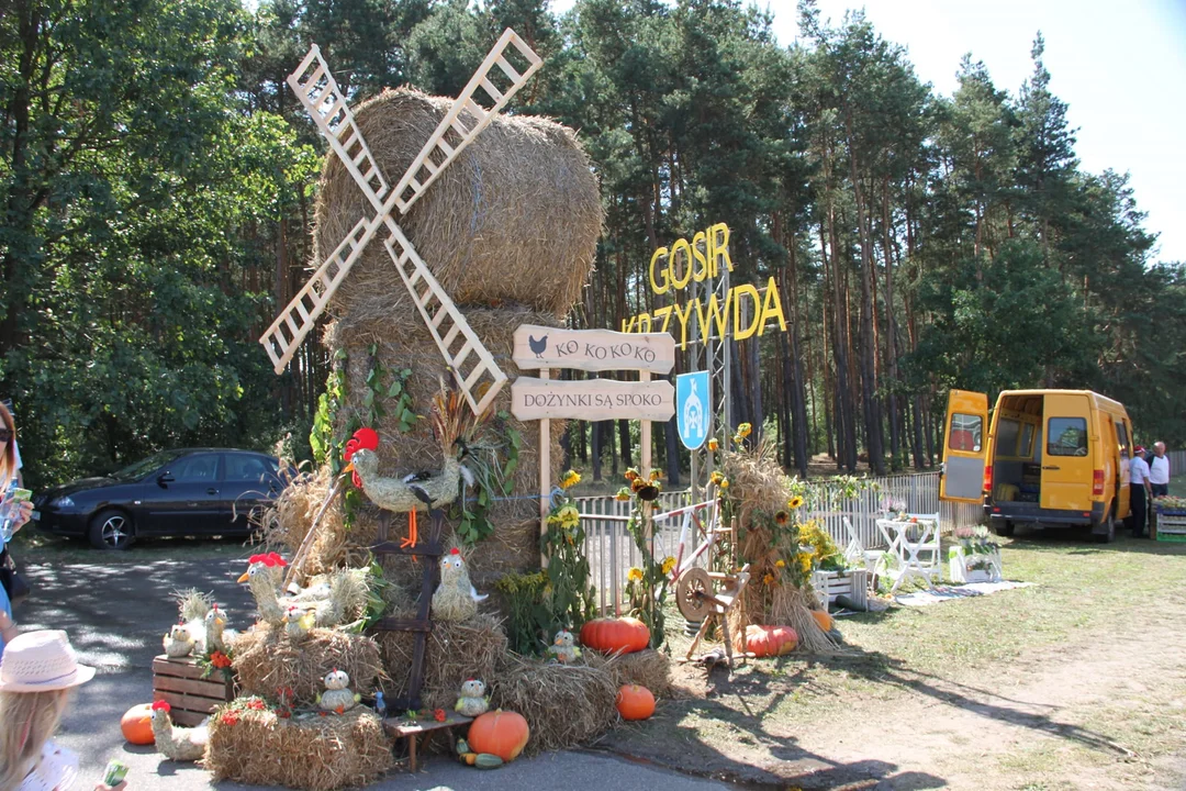 Tłumy na dożynkach w Krzywdzie. Wieńce, turniej sołectw i disco polo