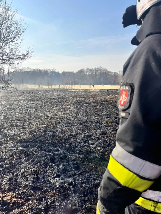 Powiat łukowski: Pracowita niedziela strażaków. OSP  Stanin gasiło dwa pożary