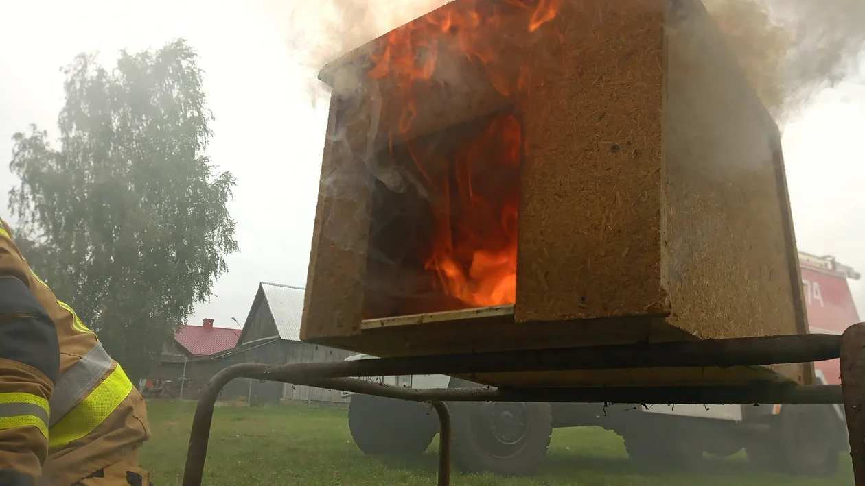 Gmina Wojcieszków. Strażacy z OSP szkolili się gaszenia pożarów