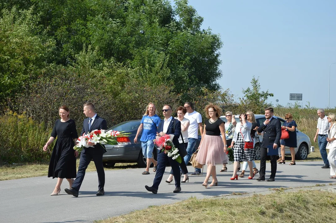 Uroczystość odsłonięcia ronda im. generała Tadeusza Rozwadowskiego w Chodlu